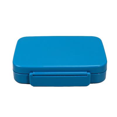 China PP Plastic Lunch Box With Tableware 1000ml Capacity Bento Box  Blue for sale