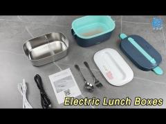 Portable Electric Lunch Boxes Food Warmer 1.8L 5 In 1 Rapid Heating