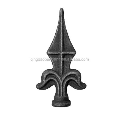 China 2022 Easily Assembled Hot Selling Wrought Iron Parts Spear Tip Spearhead for sale