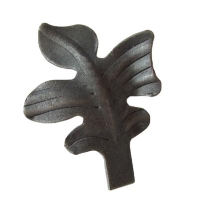 China New Easily Assembled Decorate Forged Stamped Iron Ornamental Flowers For Sale for sale