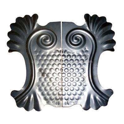 China Door Home Door Design Wrought Iron Door Ornaments Lock Plate Wrought Iron Lock Sheets for sale