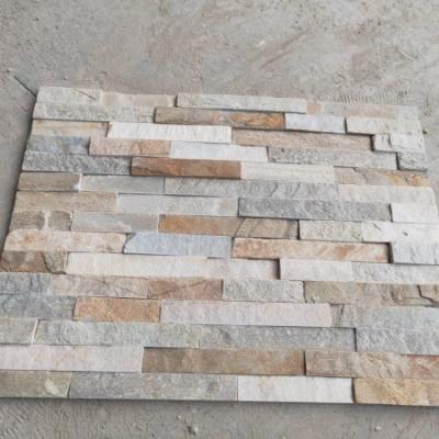 China Modern Decorative Natural Beige Stone Wall Panels for sale