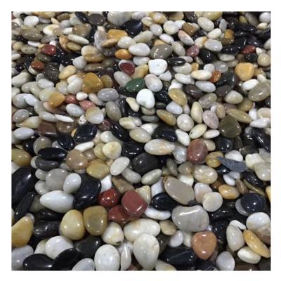 China Modern High Polished Loose Stone 3-5cm China Mix Color Pebbles for sale