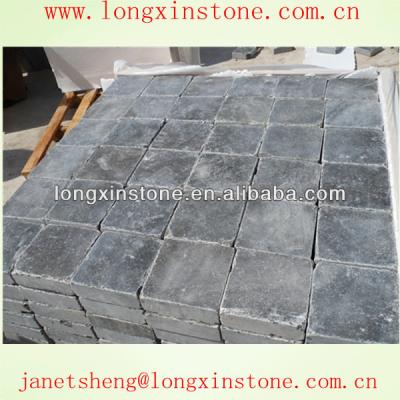 China Building Decor Lime Material Chinese Black Outdoor Car Parking Tiles for sale