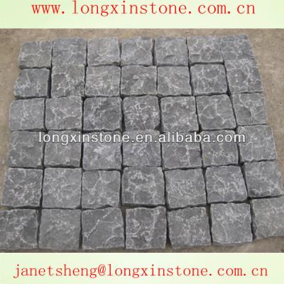 China Construction Decor Lime Material Chinese Black Car Drive Way Tiles for sale