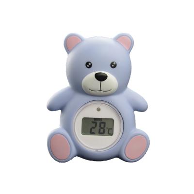 China Hot Selling PVC Bear Shape Baby Digital Bath Thermometer; bath thermometer; baby bath thermometer for sale