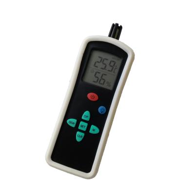 China ABS Lab Use Hygrometer Thermometer With Alarm , Temperature Humidity With Backlight for sale