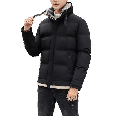 China 100% Polyester Thick Winter Jackets Windproof Collar Stand Up Stand Up Stand Up Plus Size Mens Coats for sale