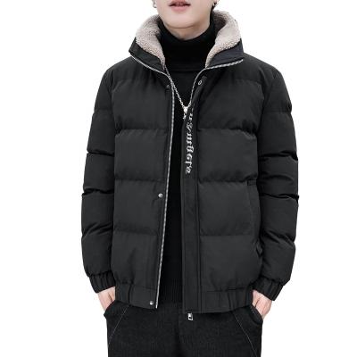 China 100% Polyester Winter Warm Windproof Coats Standable Thick Standable Soft Standable Collar For Men for sale