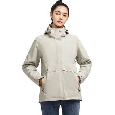 China Unique Design Waterproof 2 in 1 Set Waterproof Anorak Warm Winter Female Stripper Fleece Jacket With Hood for sale