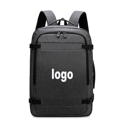 China With USB Customized Proof 17.3 Man Logo Water Resistant Anti-Theft Nylon 19 Inch Computer Laptop Travel Backpack for sale