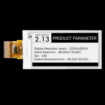 China Supermarkets SPI E-Paper 2.13 Inch E-Ink Display 4 Grayscale EPD Board for sale