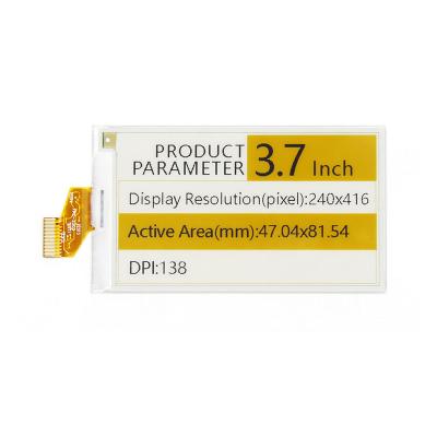 China Supermarkets factory price 3.7(H)X 416(V) inch 240 boardy e ink display nfc color screen for sale