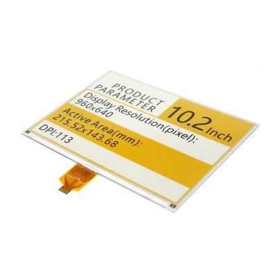 China Supermarkets 10.2 inch black large e ink display relay module esp32 three ink shelf label yellow red white e ink for sale