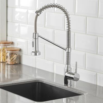 China USA FAUCET Black Kitchen Sink Faucet Pull Down Kitchen Faucet With Single Sprayer Handle Chrome Kitchen Faucet for sale