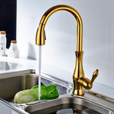 China Faucets Fapully Thermostatic Kitchen Faucet Rotate 360 ​​Degree Single Handle Kitchen Faucet Brass Body for sale