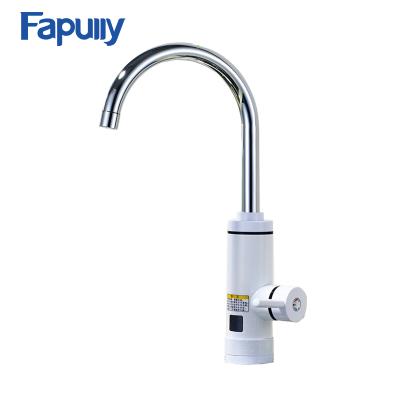 China Fapully Faucet Thermostatic Faucets Electric Hot Tankless Mixer Tap Water Heater/Electric Radiator Bathroom Basin for sale