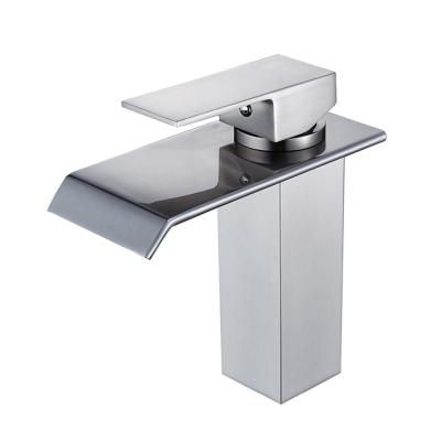 China Fapully Deck Mounted Single Hole Basin Faucets Contemporary Metered Bathroom Vessel Sink Faucets For Kitchenaid for sale