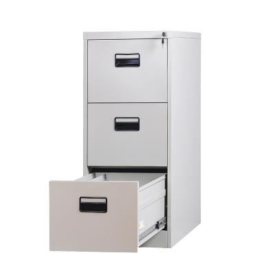 China Hot Sale Metal Storage 3 Drawer Steel Filing Cabinet Steel (Height) Adjustable Office Furniture for sale