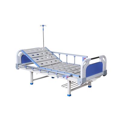 China Commercial Furniture SFD-B1007A Manual Single ABS Headboard Single Crank Hospital Bed Nursing Patient Bed for sale