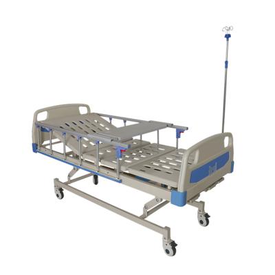 China SFD-B3101A 3 Metal Cranks Manual Hospital Bed Philippines Portable Hospital Bed for sale