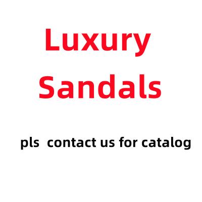 China Hot Wholesale Fashion Famous Flat Luxury Designer Sandals Women Fashion Trend Brand Designer Sandals Outdoor Sports Shoes for sale