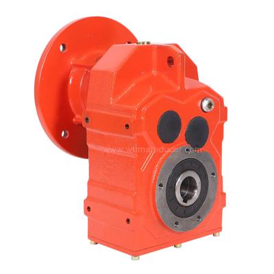 China Building material shops 220v cement mixer reducer motor F serial-parallel shaft helical gearbox for construction industry for sale