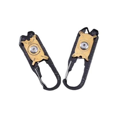 China Best Selling Home Outdoor Camping Daily Use 20 in 1 Mini Pocket Tool Multifunctional EDC Portable Camping Keychain Outdoor Tool for sale