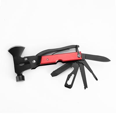 China Unrated Outdoor Portable Camping Ax Tool Hot Sale Red Blue Multifunctional Ax Is Suitable For Field for sale