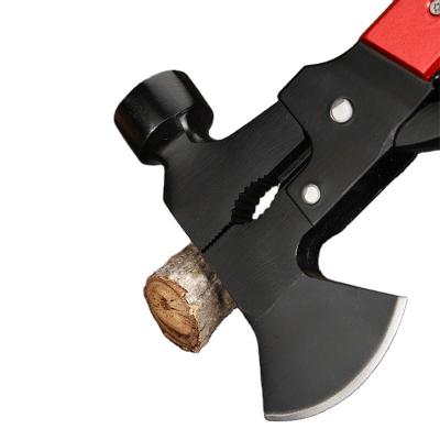 China Unrated Best Selling Red and Blue Tool Ax Outdoor Compact Multifunctional Ax for sale