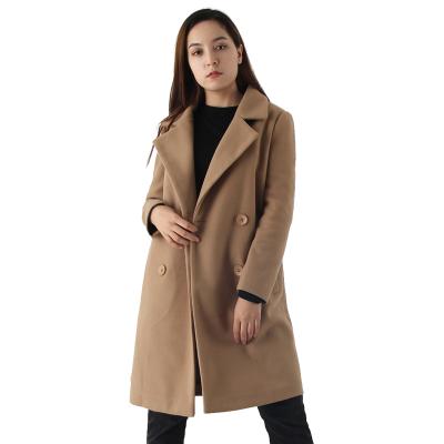 China Wholesale Breathable Princess Breast Cashmere Coats Plus Size Double Breasted Coat Women Winter Jacket Wool Custom Breathable Warm Long for sale