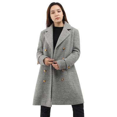 China 2021 Gap Women's Jacket Coat Breathable Cotton Blend Coats Windbeater Women's Casual Winter Warm Ladies for sale