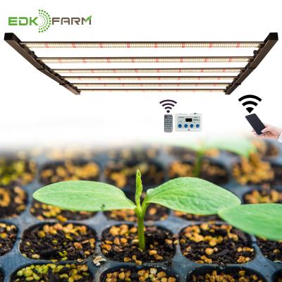 China 2021 Dimming Button Led Grow Light Full Spectrum Hydroponic Led Grow Light Bar Dimmable Grow Lights for sale