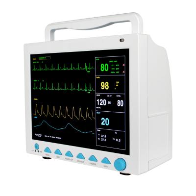 China High Quality Portable RP Multi Parameter Analysis Equipment CE Hospital ICU Patient Monitor ECG RESP SPO2 NIBP Patient Monitor RP for sale