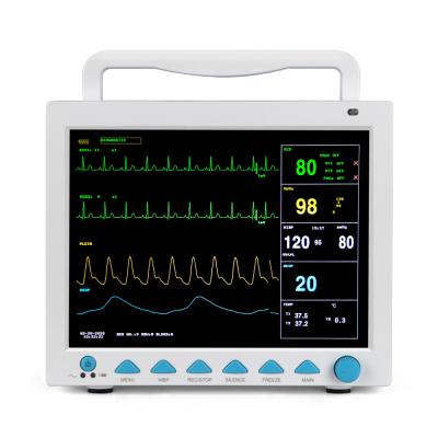 China Cheap Analysis Equipment Price CE Approved 12.1 Inch Medical Equipment Portable Multi Parameter ICU Patient Monitor for sale