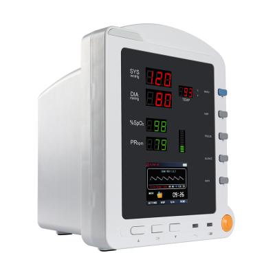 China Vital Sign Hospital ICU Medical Portable Emergency Multipara Patient Monitor CMS5100 Ce Certified Patient Monitor for sale