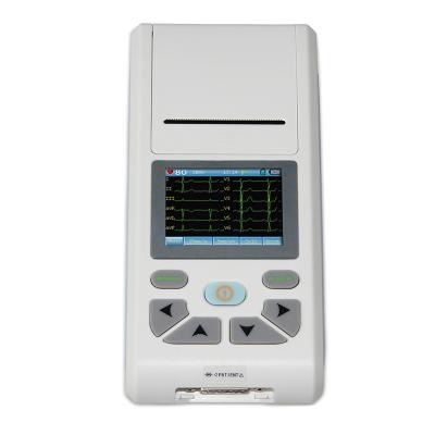 China Testing Device ECG90A Portable Electrocardiograph Three Channel 12 Lead ECG Machine Electrocardiograph Holter ECG for sale