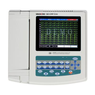 China ECG Machine Ultrasound Scanner Medical Devices Manufacture SE1200 Lite 12-Channel Medical Devices CE Digital Testing Price for sale