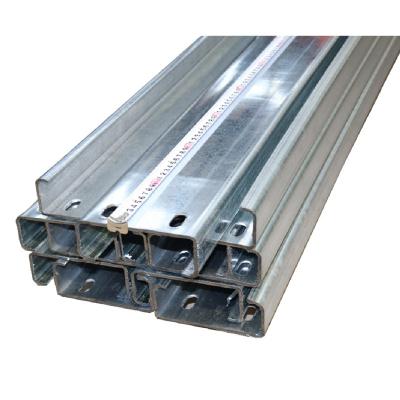 China Steel Structure C Profile Galvanized Double Steel Furring Channel Grades Celling Frame C Lip Channel Steel for sale