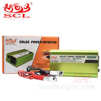 China Built In AC 24v 220v 1000w 1000va 1kw External Circuit Fuse Sunchonglic DC Modified Sine Wave Off Grid Inverter Power for sale