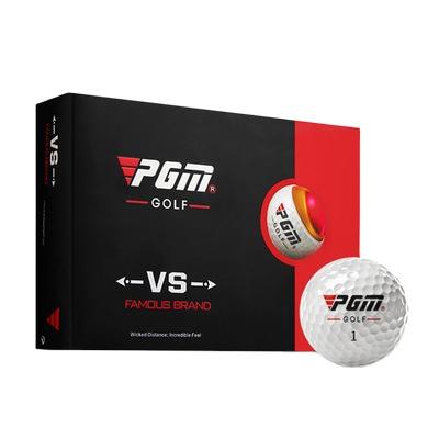 China Custom Logo Box With Three Layer High Elasticity Wholesale PGM Golf Driving Range Ball Gift Ball for sale