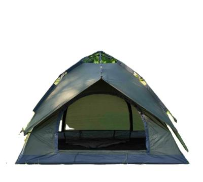 China Double Layer 3-4 Automatic Quick Open Lazy Outdoor Peaceful Person Automatic Lazy Tents Game Hut Beach Seaside Hydraulic Umbrella Tent for sale