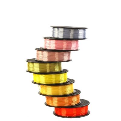 China 3D Pen and FDM 3D Printer Printer Filament 1.75MM Silk Filament Hardness and Pla Filament Smooth Premium 3d Printer for sale