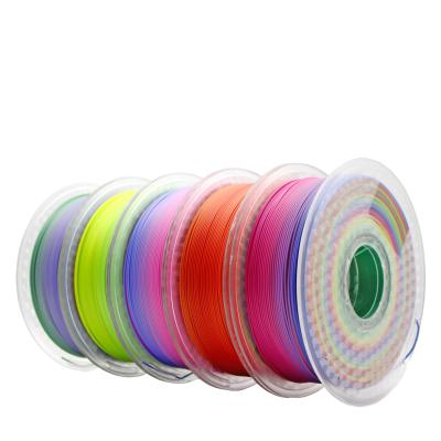 China FDM 3D 3D printer 1kg 3d printer pla filament rainbow pla 1.75 for neat 3d pen wound 3d printer filament for sale