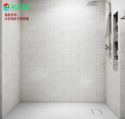 China Modern Shower Pan Rectangle Shower Base Tray Resin Slate Italian Custom Bathroom SMC Shower for sale