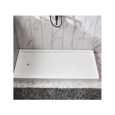 China Traditional SMC POS Bath Shower Tray Good Heat Insulation Range Inches Free Standing Design Shower Pans for sale