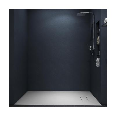 China SMC Slate Stone Surface Standard Traditional Bathroom Panels Waterproof Black Minimalist Superior For Shower Room for sale