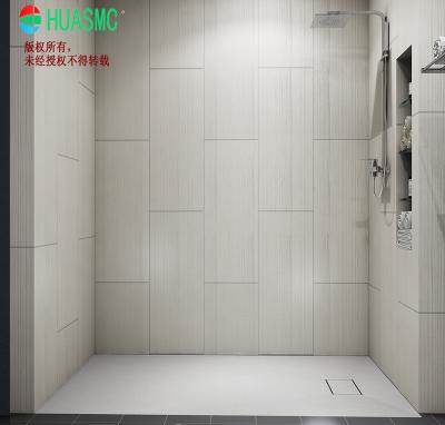 China Traditional SMC wall panel solid surface 48*96 glasstone shower surrounds for bathroom for sale