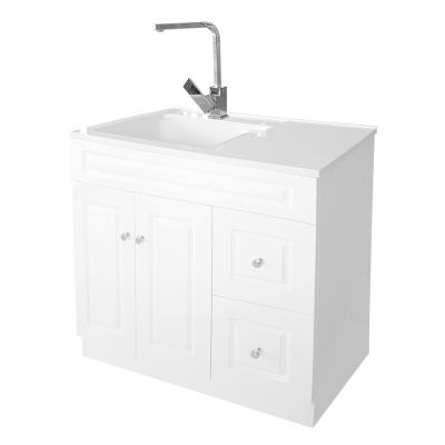 China SMC Traditional Hot Sale Modern Laundry Tub With Cabinet Laundry Sink With Combination Cabinet Laundry Sink Cabinet for sale