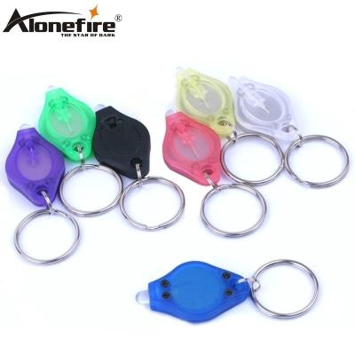 China ALONEFIRE LED Mini Night Emergency Keyhole Keyhole Light Cool Flashlight Cool Flashlight Travel Key Chain Lamp Child Torch Portable OEM for sale